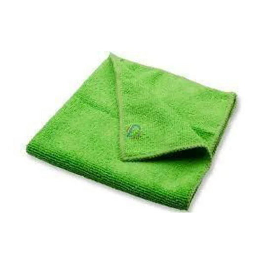 THS 310440 Green Microfiber Cleaning Cloths 38 x 40cm