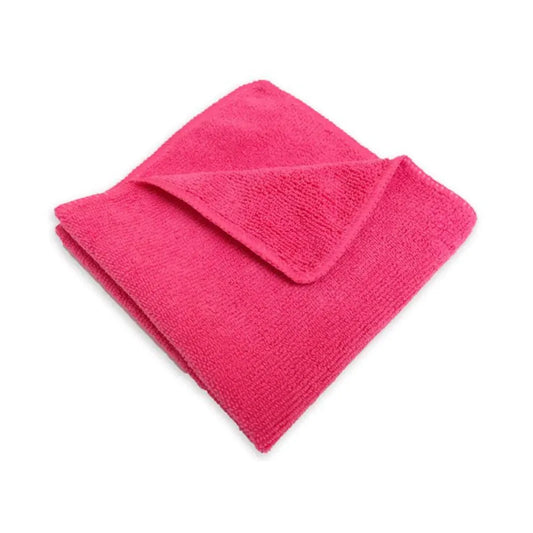 THS 310440 Pink Microfiber Cleaning Cloths 38 x 40cm