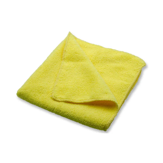 THS 310440 Yellow Microfiber Cleaning Cloths 38 x 40cm