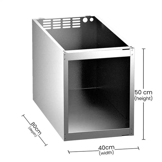 Angelo Po 0NITG Under Compartment-Open Version, 40 X 80 X 50 cm - HorecaStore