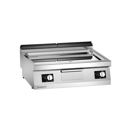 Angelo Po 1S0FT7G Gas Griddle Smooth Compound Plate, Gas power 14 kW, 80 X 72 X 25 cm - HorecaStore