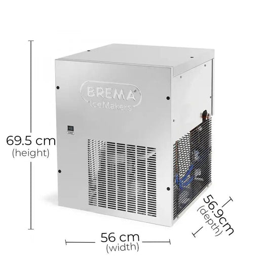 Brema G510 Ice Flaker 510 kg/24 hr 1700 W, 56 x 56.9 x 69.5 cm - HorecaStore