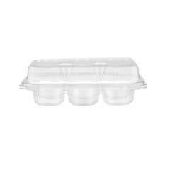 Hotpack PET 6 Regular Muffin Tray, 250 PCs