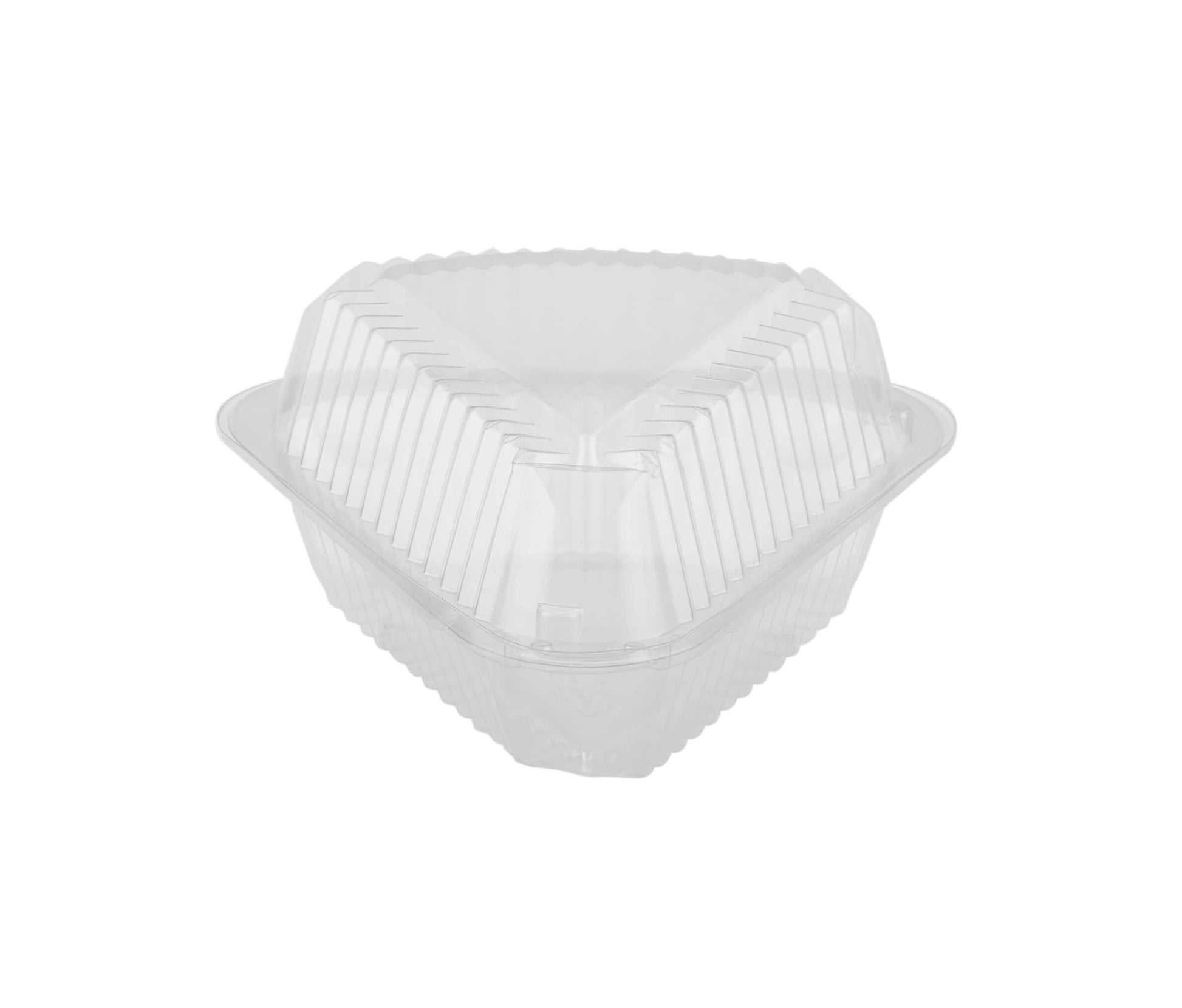 hotpack clear triangular cake container 15 6 x 14 x 6 5 cm 500 pcs