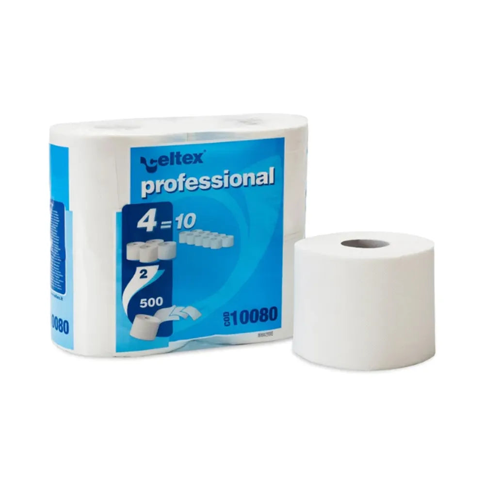 THS CX10080 Compact 2 Ply Toilet Paper 500 Sheets