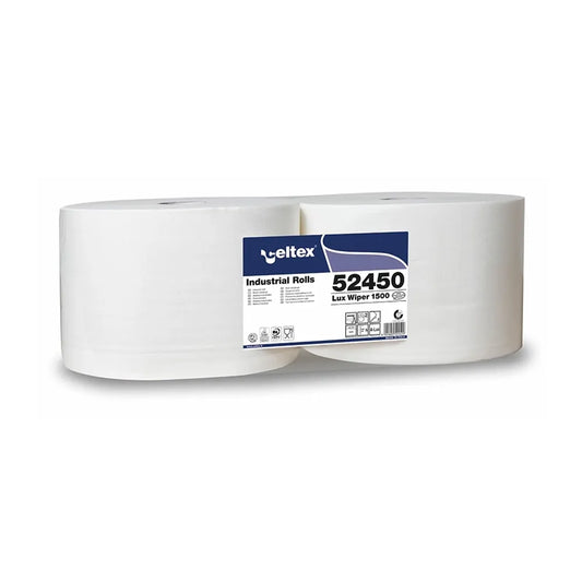 THS CX52450 Lux Wiper 2 Ply Industrial Roll 1500 Sheets x 510 m