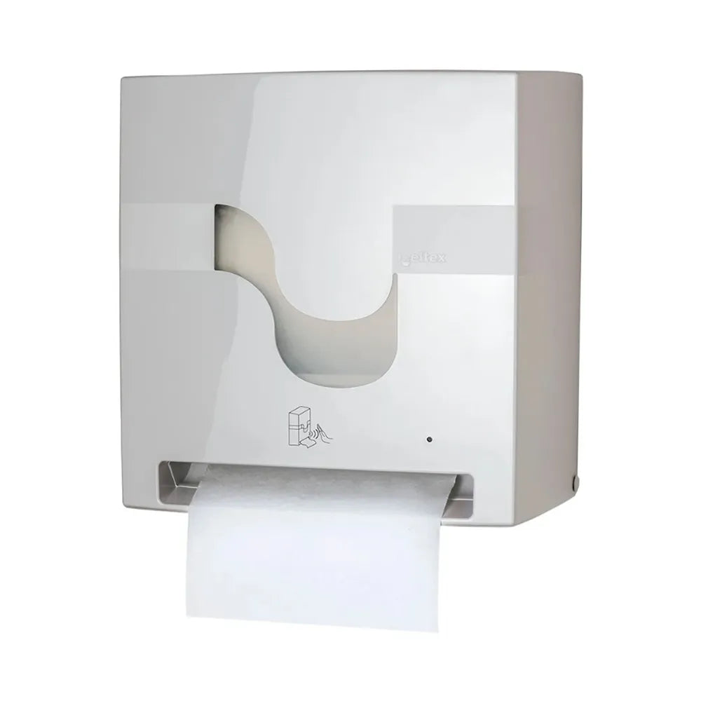 THS CX95420 White Automatic Sensor Controlled Hand Towel Dispenser