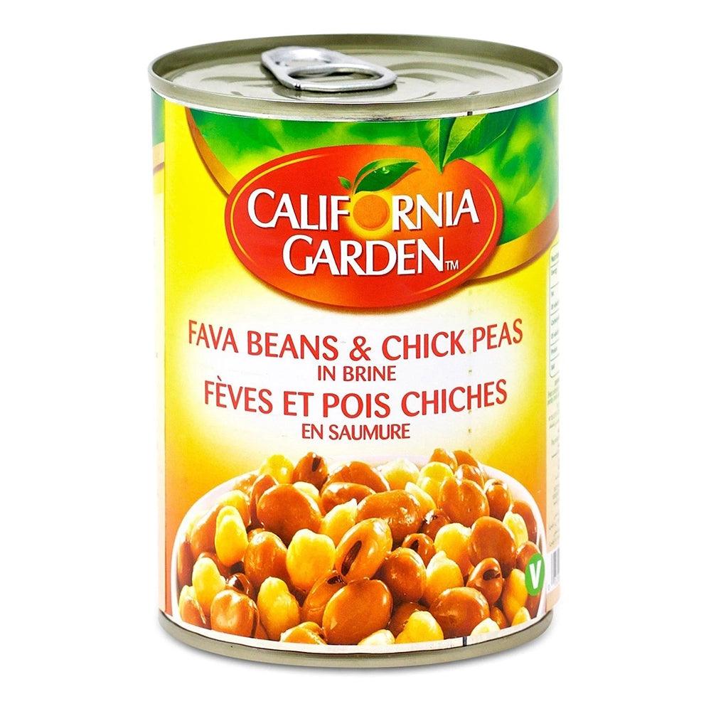 California Garden USA Foul with Chickpeas Easy Open 24 x 450 gm - HorecaStore