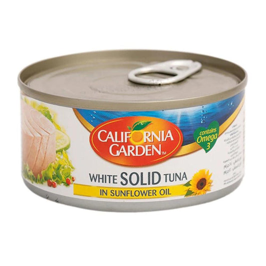 California Garden USA White Tuna Solids in SunFlower Oil 6 x 1700 gm - HorecaStore