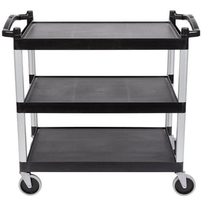 Cambro BC340KD110 Three Shelfs Utility Cart Black 40
