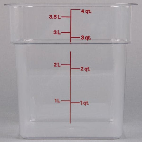 Cambro Camsquares Classis 4SFSCW135 Food Storage Container 3.8L