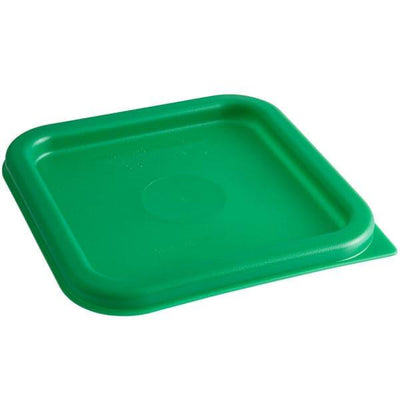 Cambro Camsquares SFC2452 Green Square Polyethylene 4L Food Storage Container Lid - 6/Case