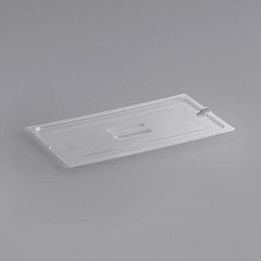Cambro Camwear 10CWCH135 Polycarbonate GN 1/1 Lid With Handled Clear - 6/Case