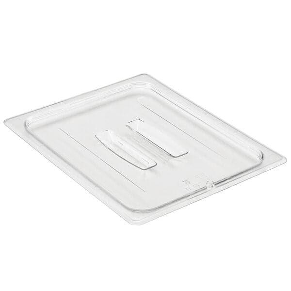Cambro Camwear 20CWCH135 Polycarbonate GN 1/2 Lid With Handled Clear - 6/Case