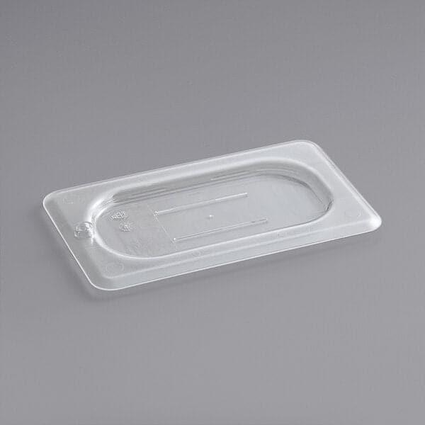 Cambro Camwear 90CWCH135 Polycarbonate GN Lid 1/9 Clear - 6/Case