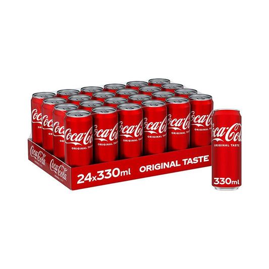 Coca Cola Soft Drink Assorted 24 x 330ml   HorecaStore