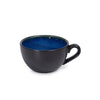 Don Bellini Mirage 8.5oz/25cl Black Round Porcelain Cup - 6/Case - thehorecastore