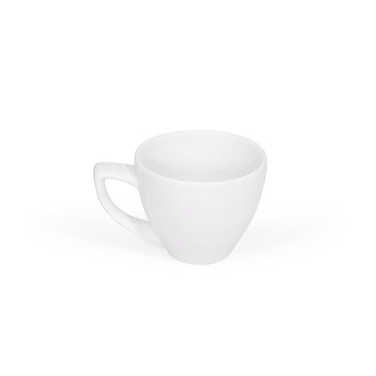 Furtino England Delta 3.5oz/10cl White Porcelain Espresso Cup - HorecaStore