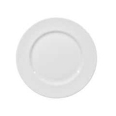 Furtino England Delta 25.5/10" White Porcelain Flat Plate