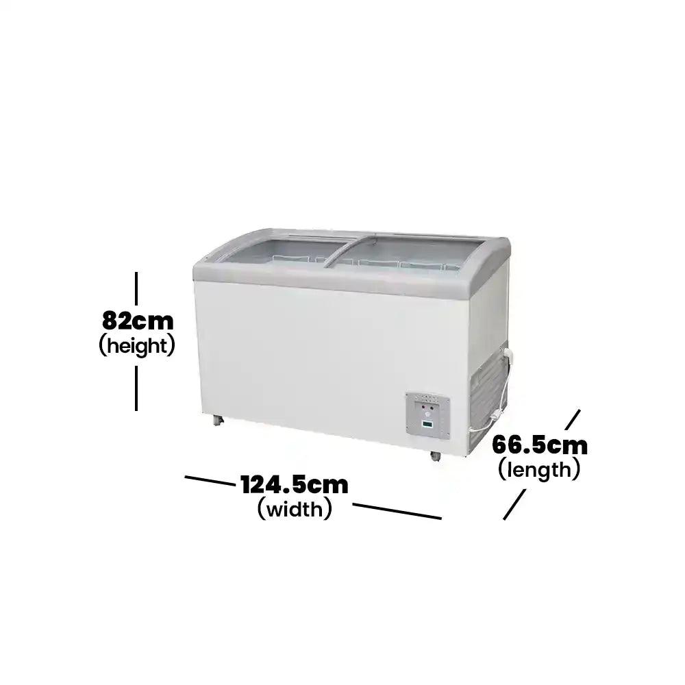 THS SD/SC308Y Electric Arch Chest Freezing Showcase 308 L, Power 2.3 KW - HorecaStore