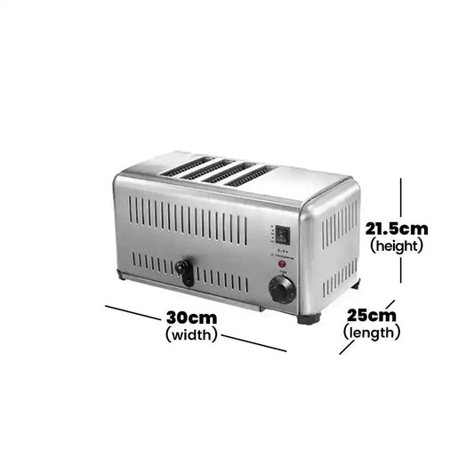 Mariot ETS-4 4 Slots Bread Toaster 1.8 kW 29 x 25 x 22 cm - HorecaStore