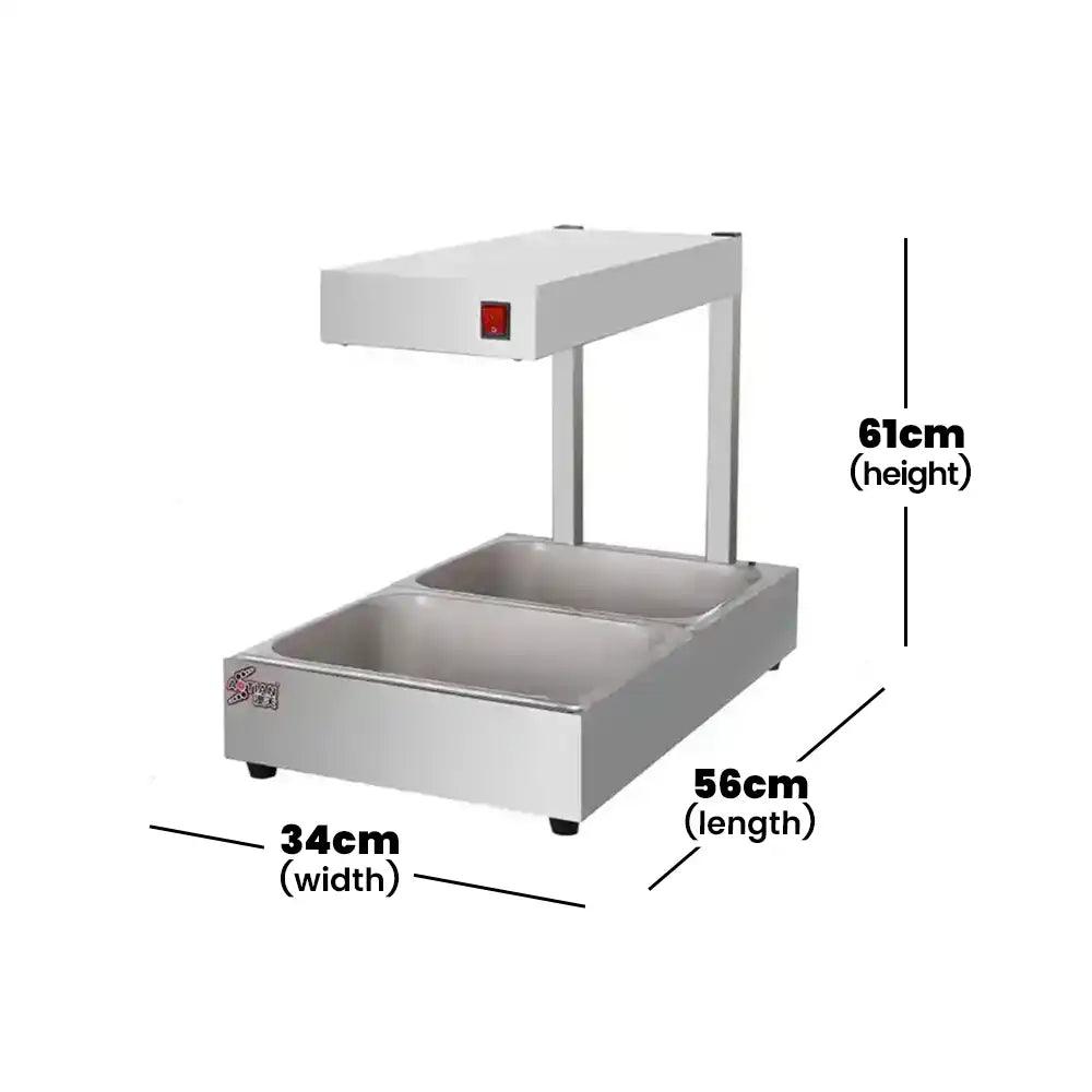 THS BZ-620 Electric 1000W French Fries Heating Station (Chips Warmer) - HorecaStore