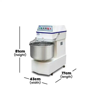 capinox dh 30a dough mixer stainless steel bowl 77 x 43 x 81 cm bowl cap 30 liters flour cap 12 kg