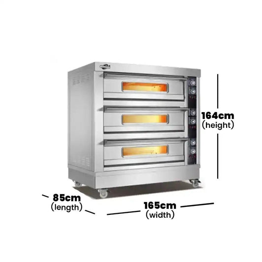 Capinox WFC-309D Electric Oven With Timer 24 kW 164 x 85 x 165 cm - HorecaStore