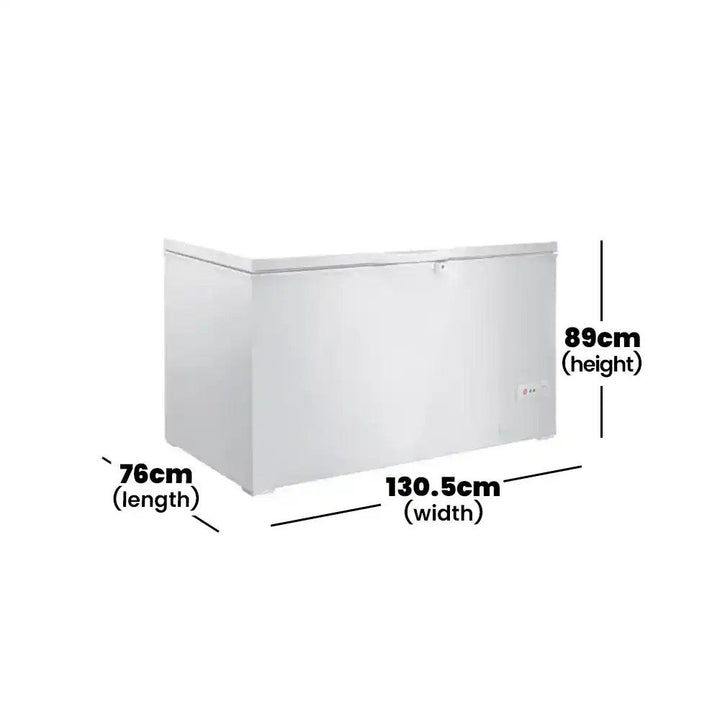 Coldera CL 400 DSL Electric Deep Freezer Single Solid Lid Chest Freezer 391 L, Power 3.20KW, 130.5 X 76 X 89 cm - HorecaStore