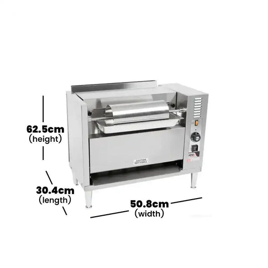 APWwyott M-83 Vertical Conveyor Bun Grill Toaster 50.8 x 62.5 x 30.4 cm - HorecaStore