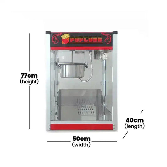 THS EB-07 Economic Popcorn Machine, Electric Power 1500W - HorecaStore