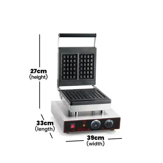 THS HWB-3 Electric Waffle Maker, Power 1.6 KW - HorecaStore