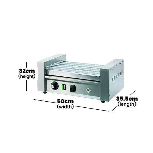 RM Gastro CW 6 Hot Dog Machine, Power 1.35 kW, 50 x 35.5 x 32 cm   HorecaStore