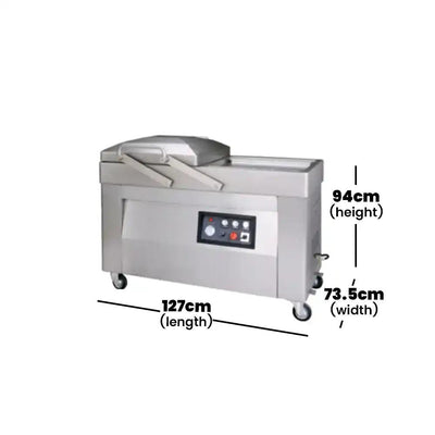 ths hvc 510s 2a floor standing double chamber vacuum packaging machine 1800 w 127 x 73 5 x 94 cm