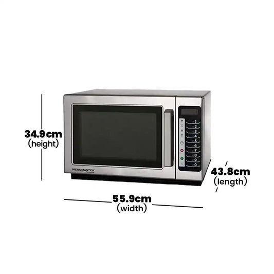 Menumaster RCS511TSU Commercial Microwave Medium 1100 W 55.9 x 48.3 x 34.9 cm - HorecaStore