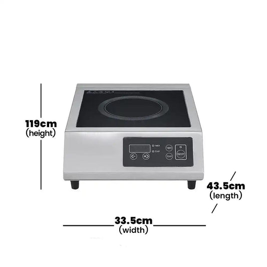 Seva Gastro IDS4 Induction Cooker Touchpad Pannel 3000 W, 33.5 x 43.5 x 11.9 cm   HorecaStore