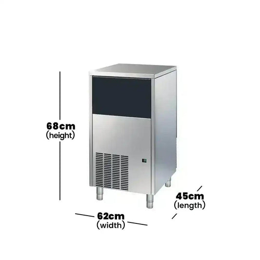 Brice ES 60A Ice Flaker Machine, Power 420 W, 45 x 62 x 68 cm   HorecaStore
