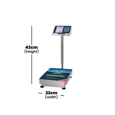 ths jc62ws counter top digital computing scale capacity 42 x 32 cm