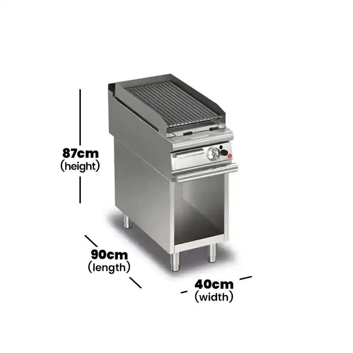 Baron Q90GLV/G400 BBQ Grill, Gas Power 12.5 kW - HorecaStore