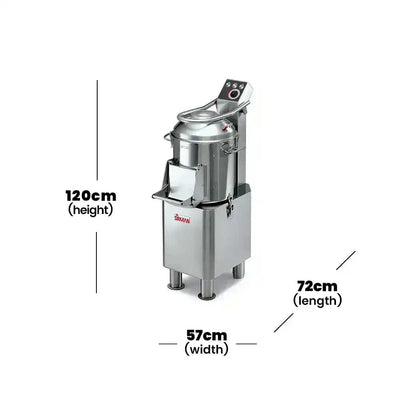 Sirman PPJ10 Potato Peeler With Automatic Unloading System 735W / 1 hp, 131 x 77.5 x 47 cm   HorecaStore