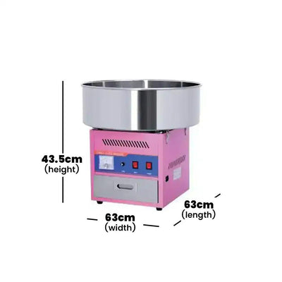 THS ZY-MJ600 Electric Candy floss Machine Motor 80W Heating 950W - HorecaStore