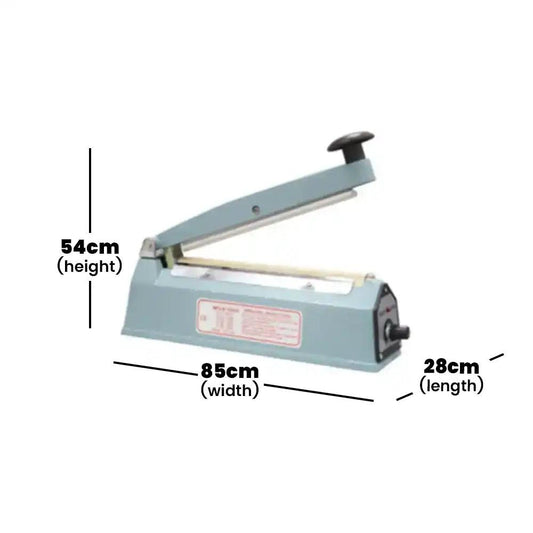 THS FS-400 Hand Impulse Sealer Electric Heating Element 600 W 54 x 8.5 x 28 cm - HorecaStore