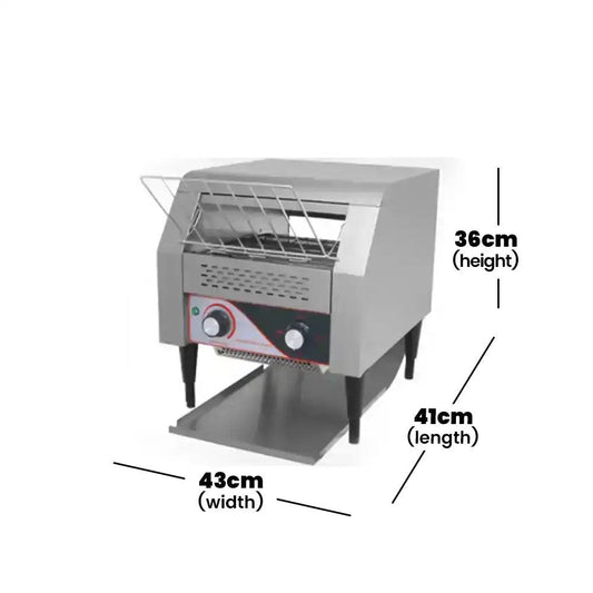 Beckers CV-2 Electric Conveyer Toaster With 300-350 Slices Per Hour production, Power 1.9 kW - HorecaStore
