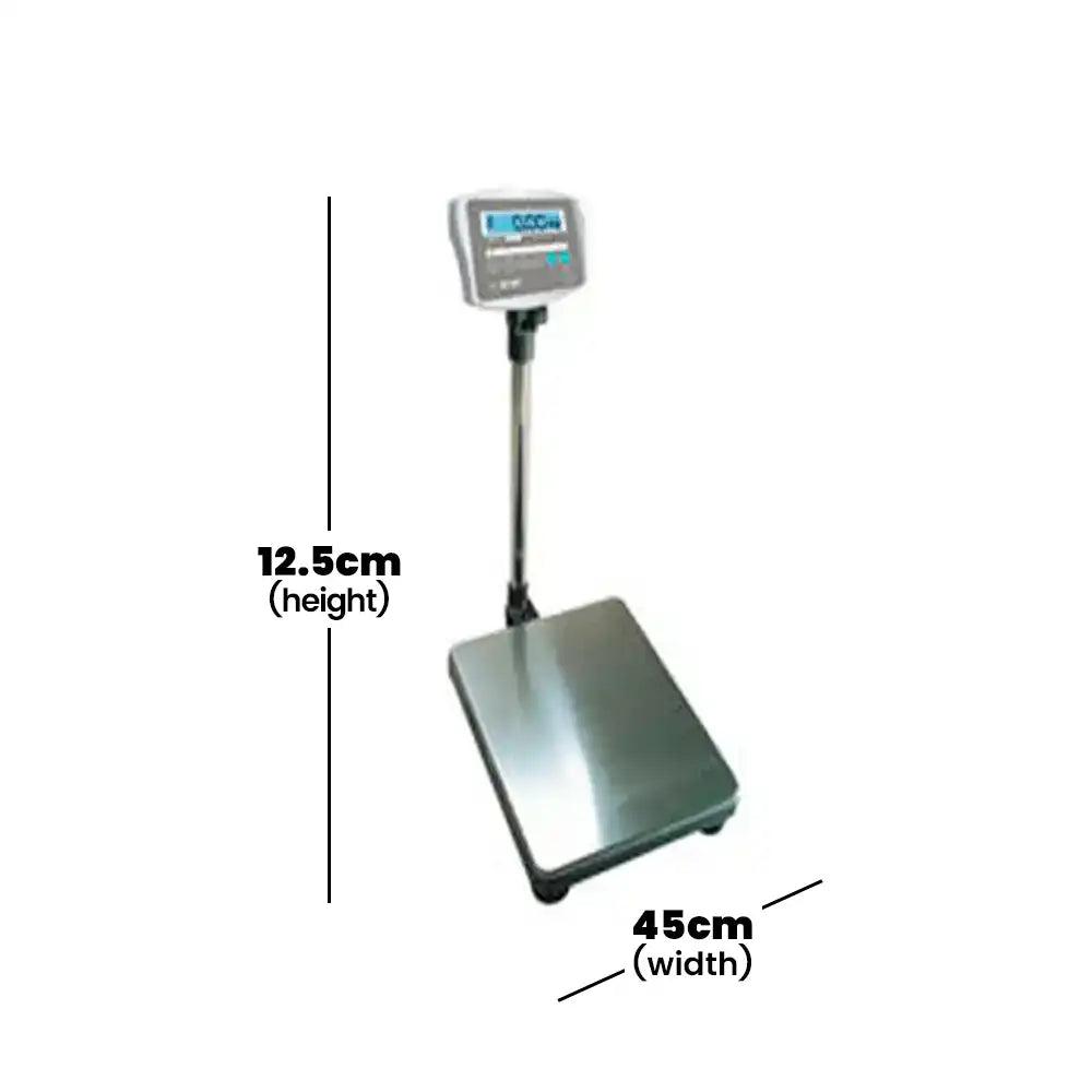 Aczst CZTB150 Electronic Scale With Rechargeable Battery 150 KG, 24.8 x 19.7 x 8.3 cm   HorecaStore