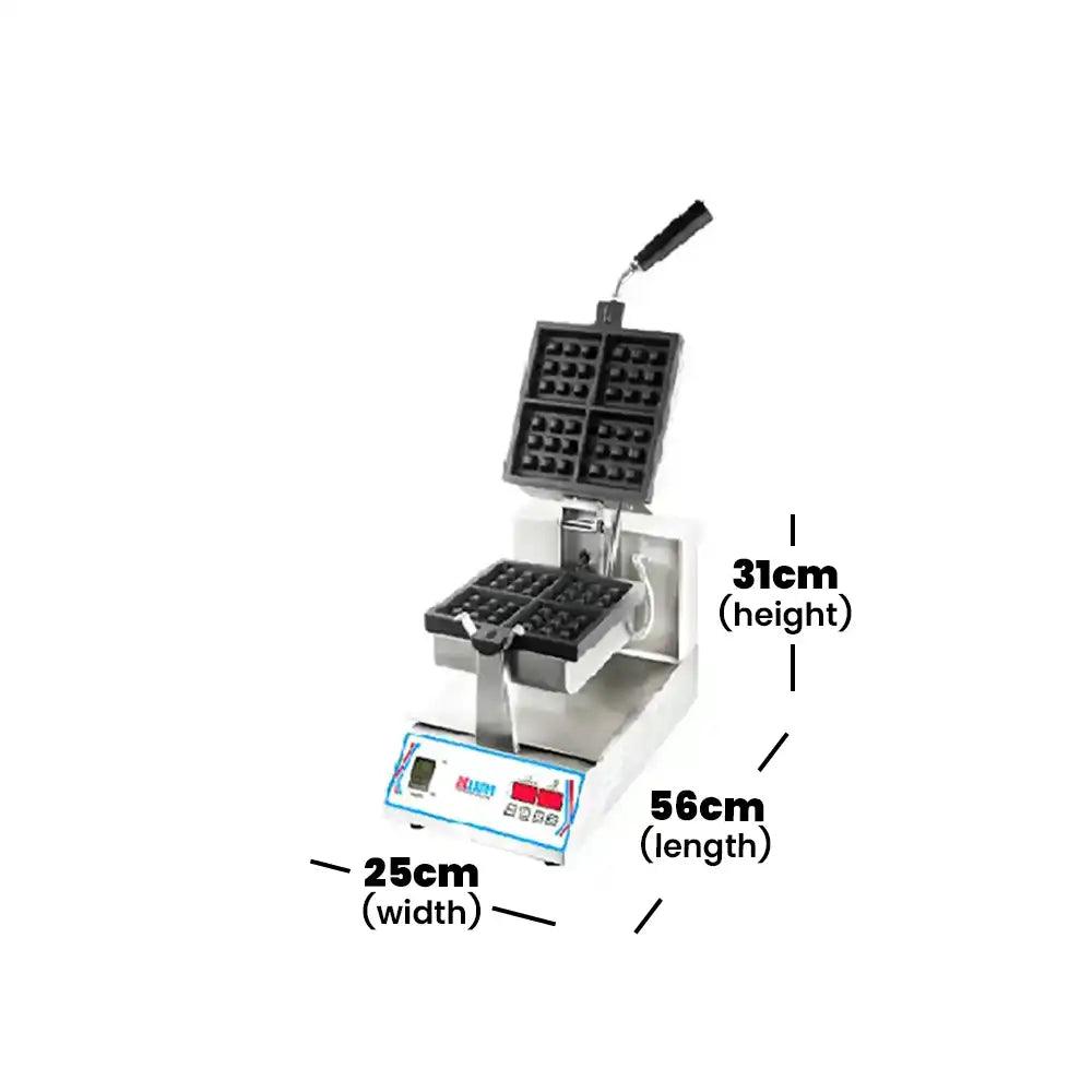 ths rwf 01sc rotary waffle maker digital control 1 5 kw 25 x 56 x 31 cm