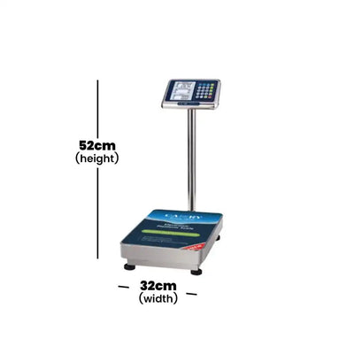 ths tcs jc62ws counter top digital computing scale capacity 32 x 52 cm