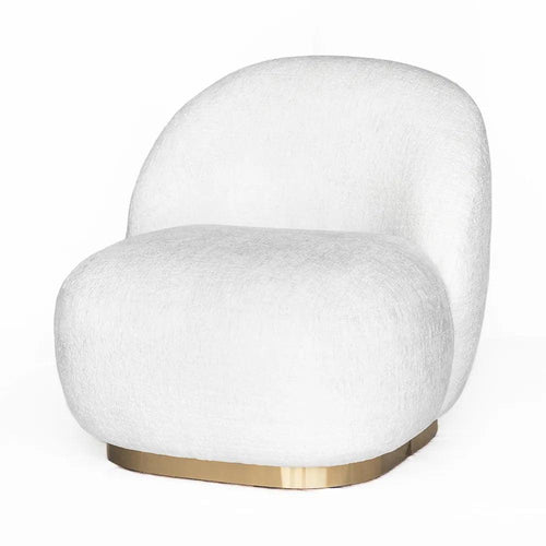 Defure Armless Side Chair White 78 x 85 x 70 cm