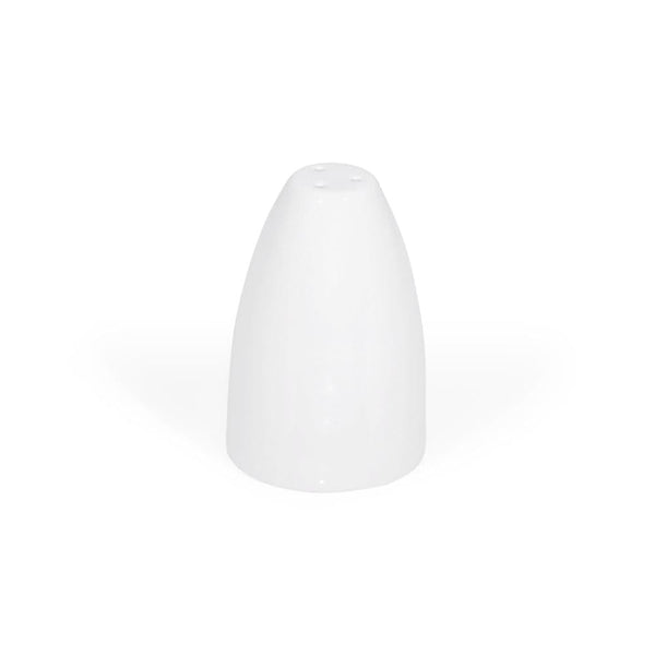 Furtino England Delta White Porcelain Salt Shaker - HorecaStore