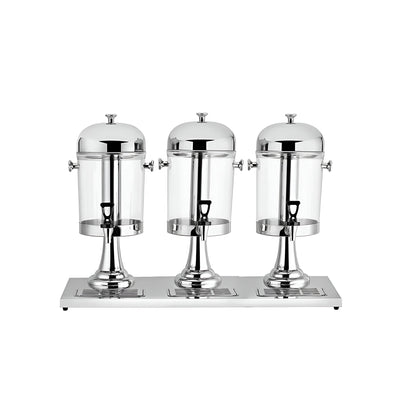 THS Stainless Steel Triple Juice Dispenser