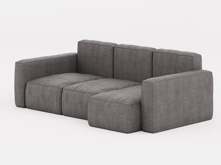 Defure 3-Seater L-Shape Sofa Bed 250 x 130 x 100 cm - HorecaStore